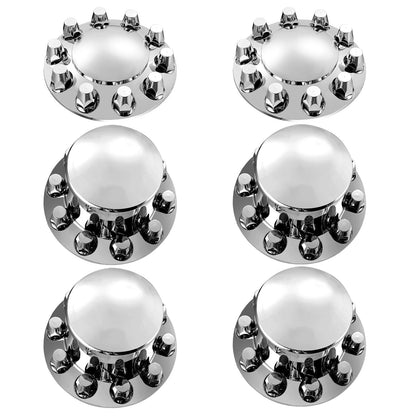 Rear and Front Axle Cover Combo Kit ABS Lug Nut Covers with Nut Protection Tool