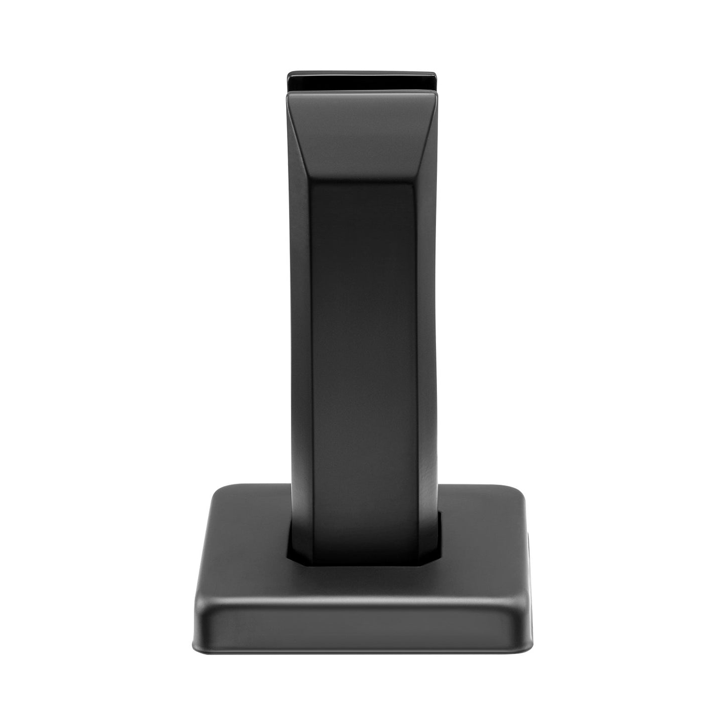 Glass clamp 4 PCS Square railing bracket for 0.31"-0.47" glass black