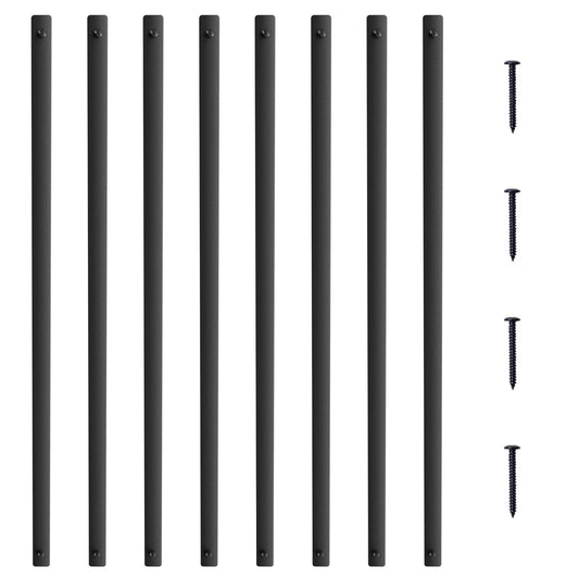 Staircase Metal Balusters 51 Pack 29,5''x1'' Aluminiumspindlar med skruvar