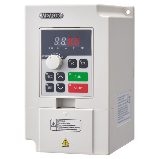 VFD 3HP 2,2KW 5A 3 Fas AC 380V Ingång till 3 Fas 0-380V Utgång 0-2000Hz