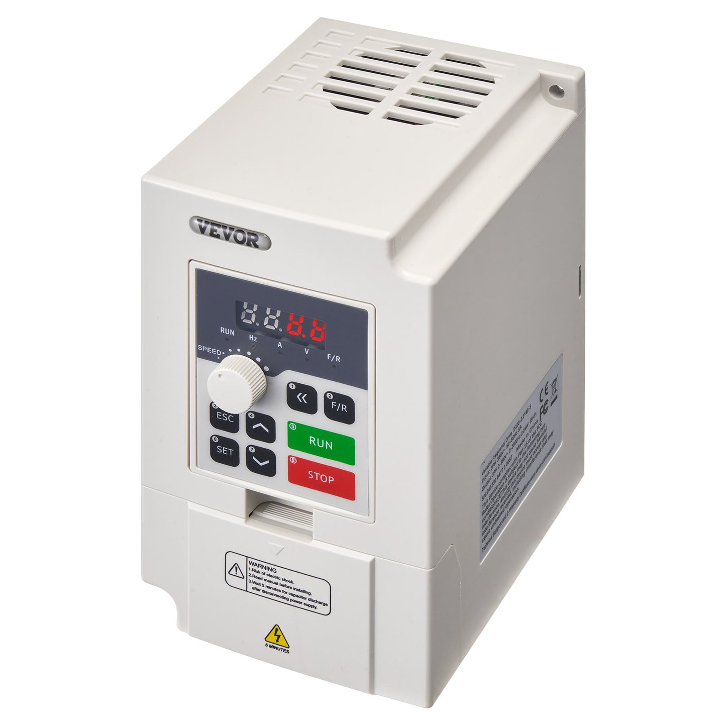 VFD 3HP 2,2KW 5A 3 Fas AC 380V Ingång till 3 Fas 0-380V Utgång 0-2000Hz
