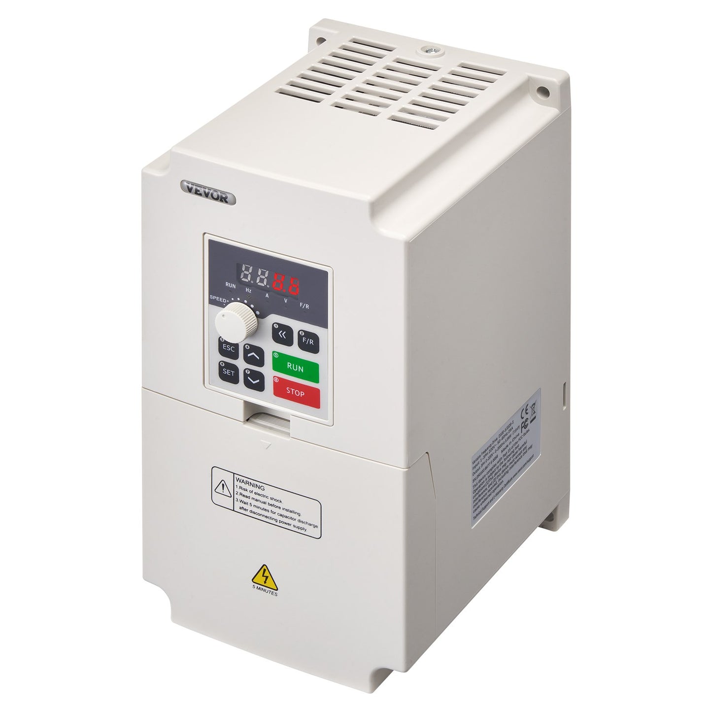 VFD 7,5HP 5,5KW 25A 1 eller 3 Fas AC 220V Ingång till 3 Fas AC 0~220V Utgång