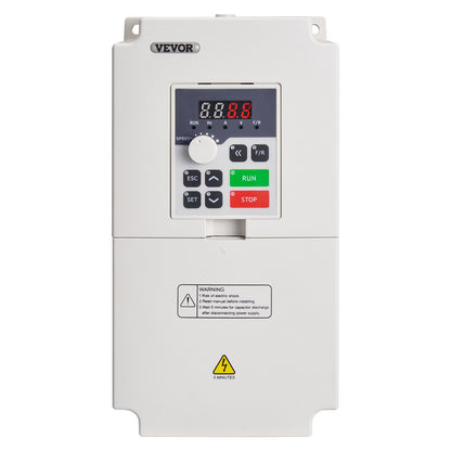 VFD 7,5HP 5,5KW 25A 1 eller 3 Fas AC 220V Ingång till 3 Fas AC 0~220V Utgång
