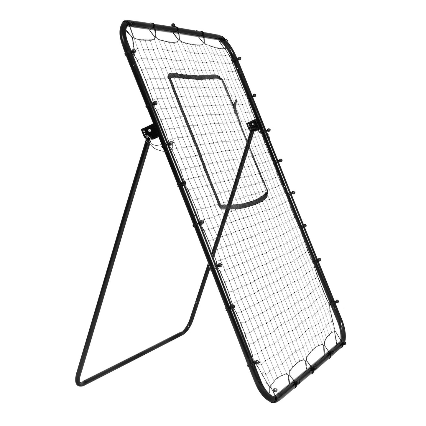 Baseball och Softball Rebounder Net 4x6 Ft PitchBack justerbara vinklar