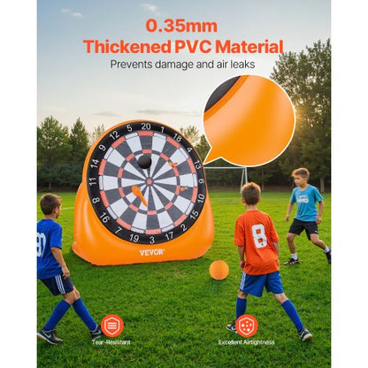 uppblåsbar fotbollsdartbräda över 6 fot med 4 sparkbollar 6 pilar 6 yxpumpar |  EU