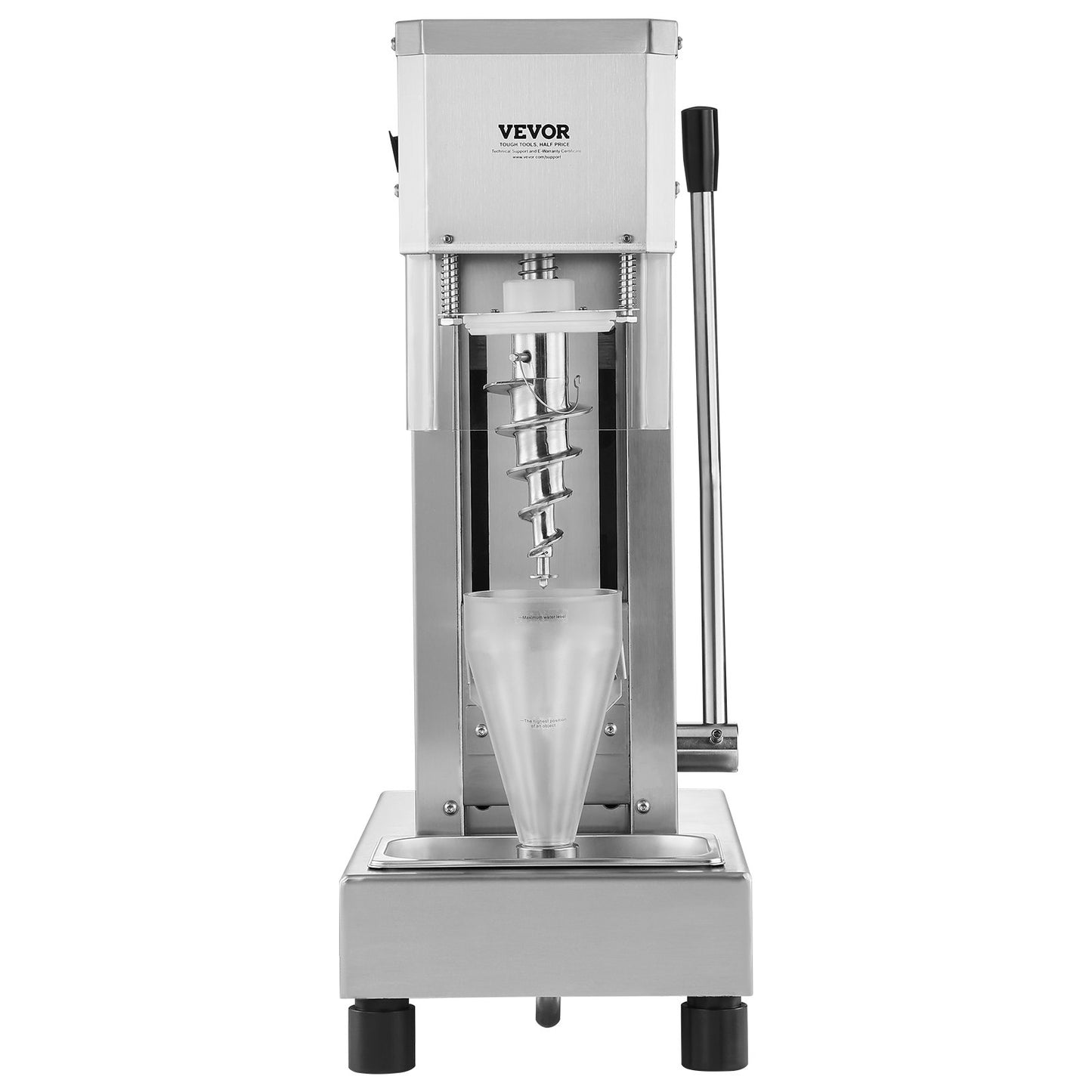 Ice Cream Mixer 750W Glass Mixer Omrörningsmaskin 304 Rostfritt stål
