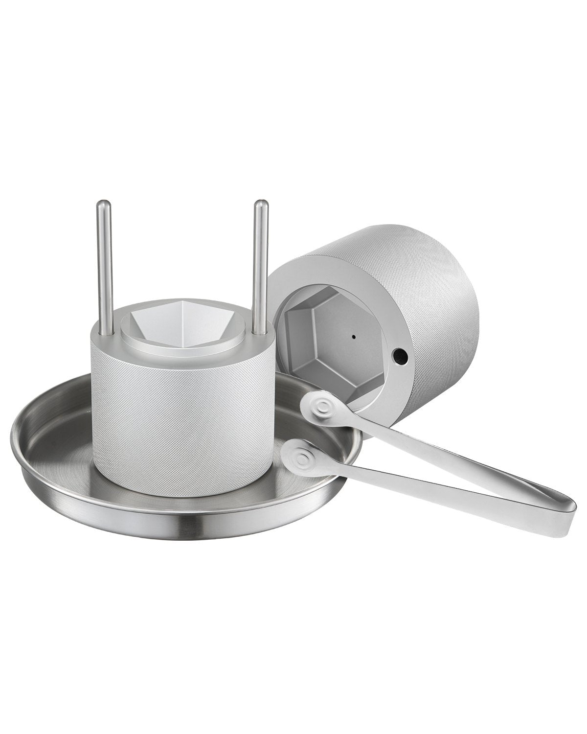 Ice Diamond Press Ice Ball Maker 2.4" Diamond Ice Press Kit for Whiskey