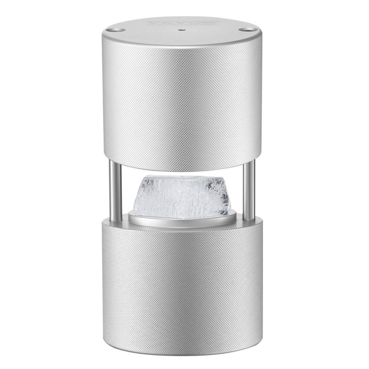 Ice Diamond Press Ice Ball Maker 2.4" Diamond Ice Press Kit for Whiskey