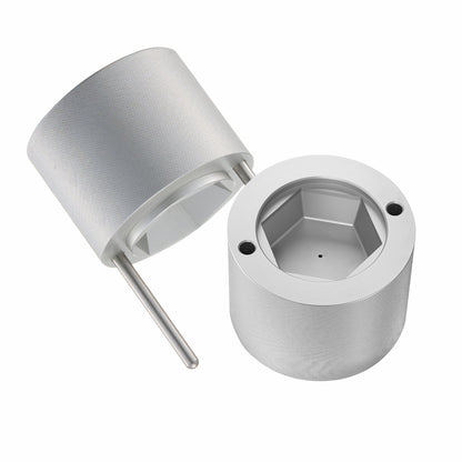 Ice Diamond Press Ice Ball Maker 2.4" Diamond Ice Press Kit for Whiskey