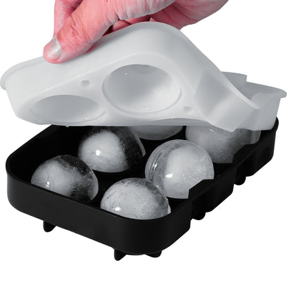 Ice Ball Maker Silikon iskubbricka med lock 2-pack whiskycocktail