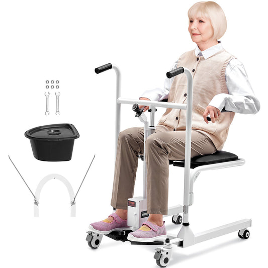 Elektrisk patientlyftstol Patientöverföringsrullstol & 180° delad sits