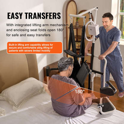 Electric Patient Lift Transfer Stol Ellift Rullstol med lyftsele