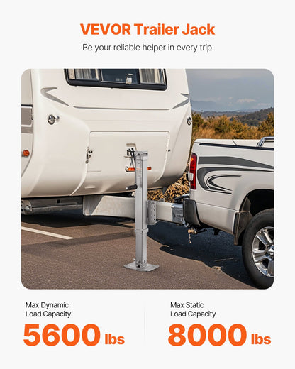 Anhängerheber, anschraubbarer Anhängerdeichselheber, 8000 lbs statische Belastung, 28,5" Federweg