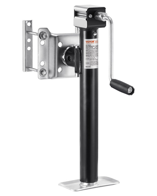 Trailer Jack Bolt-on Trailer Tongue Jack 5000 lbs Dynamic Load 14.3" Lift