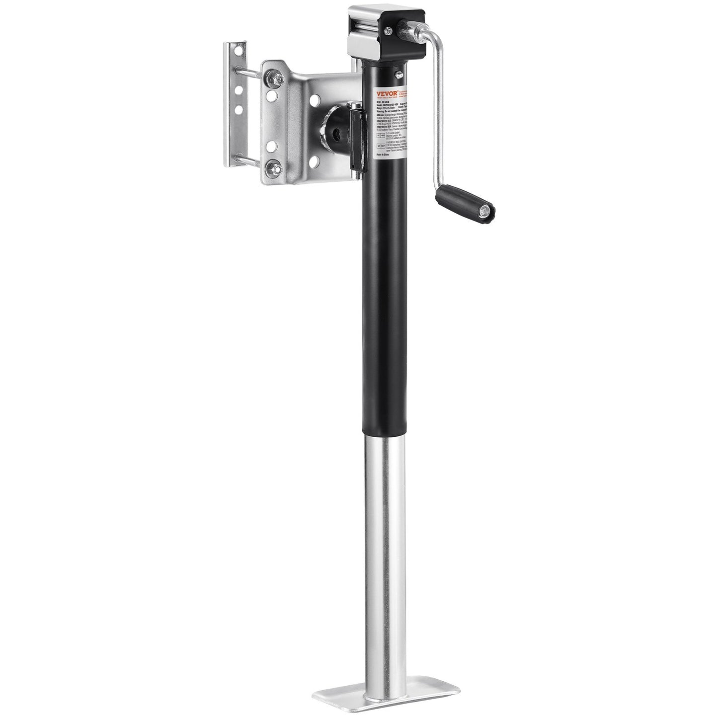 Trailer Jack Bolt-on Trailer Tongue Jack 5000 lbs Dynamic Load 14.3" Lift