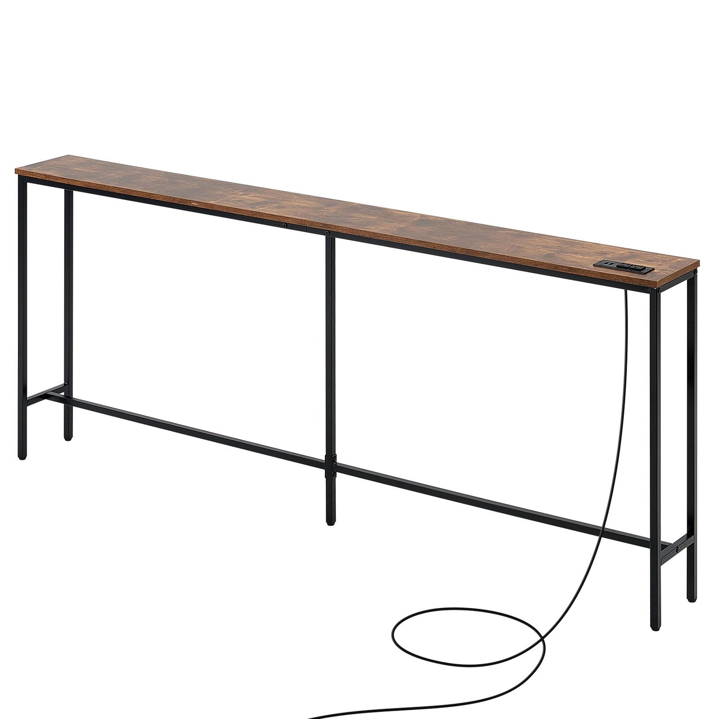 Narrow Console Soffbord Soffbord 70,9” för entré och vardagsrum