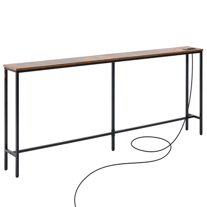 Narrow Console Soffbord Soffbord 70,9” för entré och vardagsrum