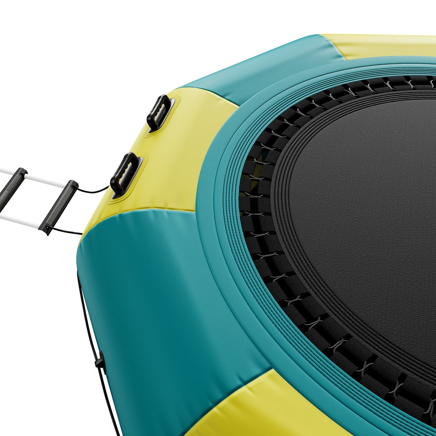 10ft Aufblasbare Wasser Trampolin Schwimmen Plattform Türsteher für Pool See Spielzeug