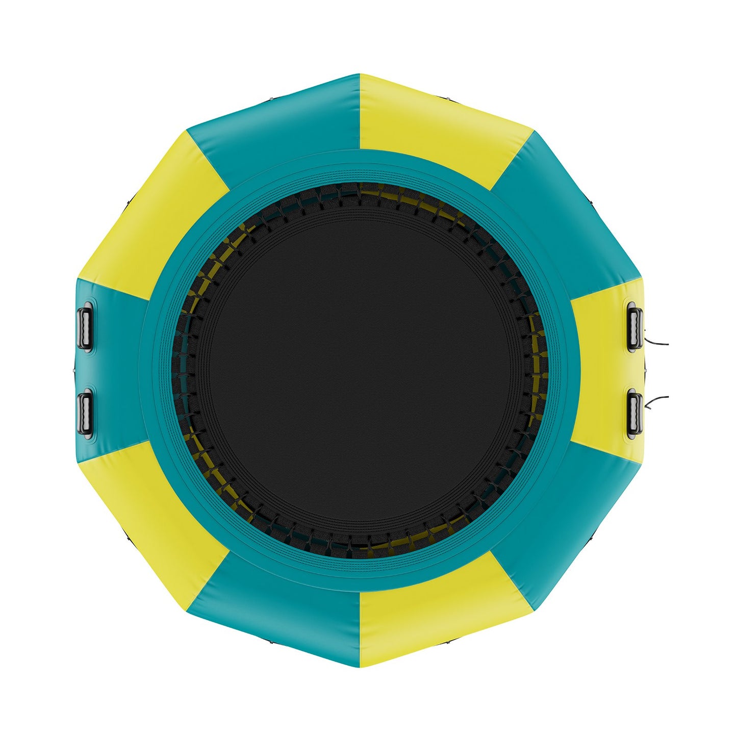 10ft Aufblasbare Wasser Trampolin Schwimmen Plattform Türsteher für Pool See Spielzeug