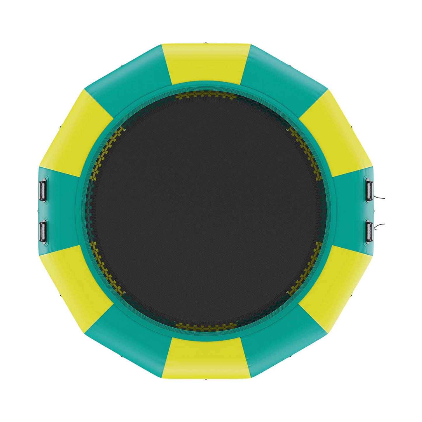 12ft Inflatable Water Trampoline Swimming Platform Bouncer for Pool Lake Toy