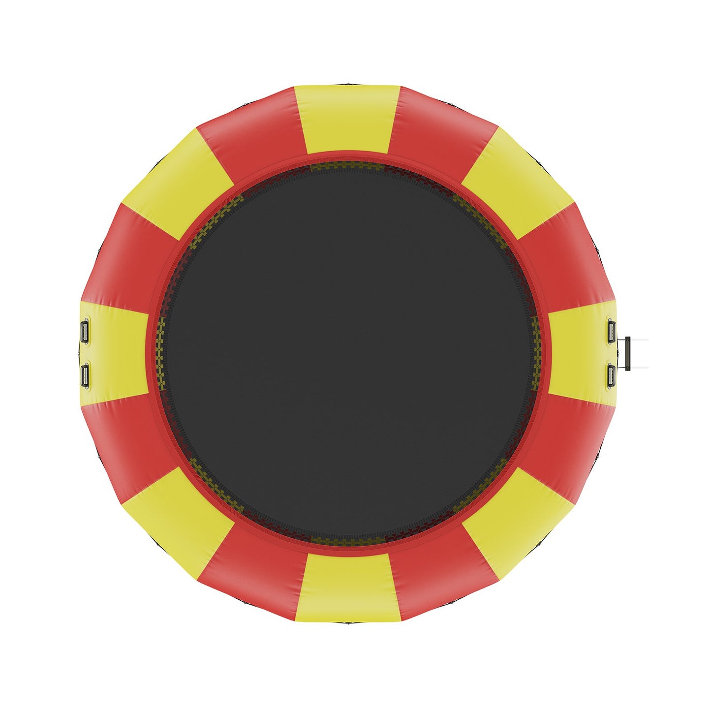 17 Fuß aufblasbares Wassertrampolin, Schwimmplattform, Türsteher für Pool, See, Spielzeug
