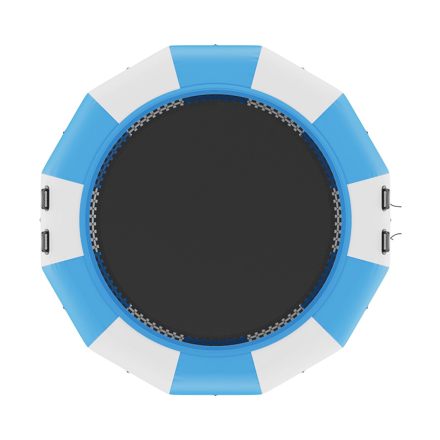 13ft Aufblasbare Wasser Trampolin Schwimmen Plattform Türsteher für Pool See Spielzeug