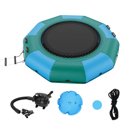 10ft uppblåsbar vattenstudsmatta simplattform studs för Pool Lake Toy