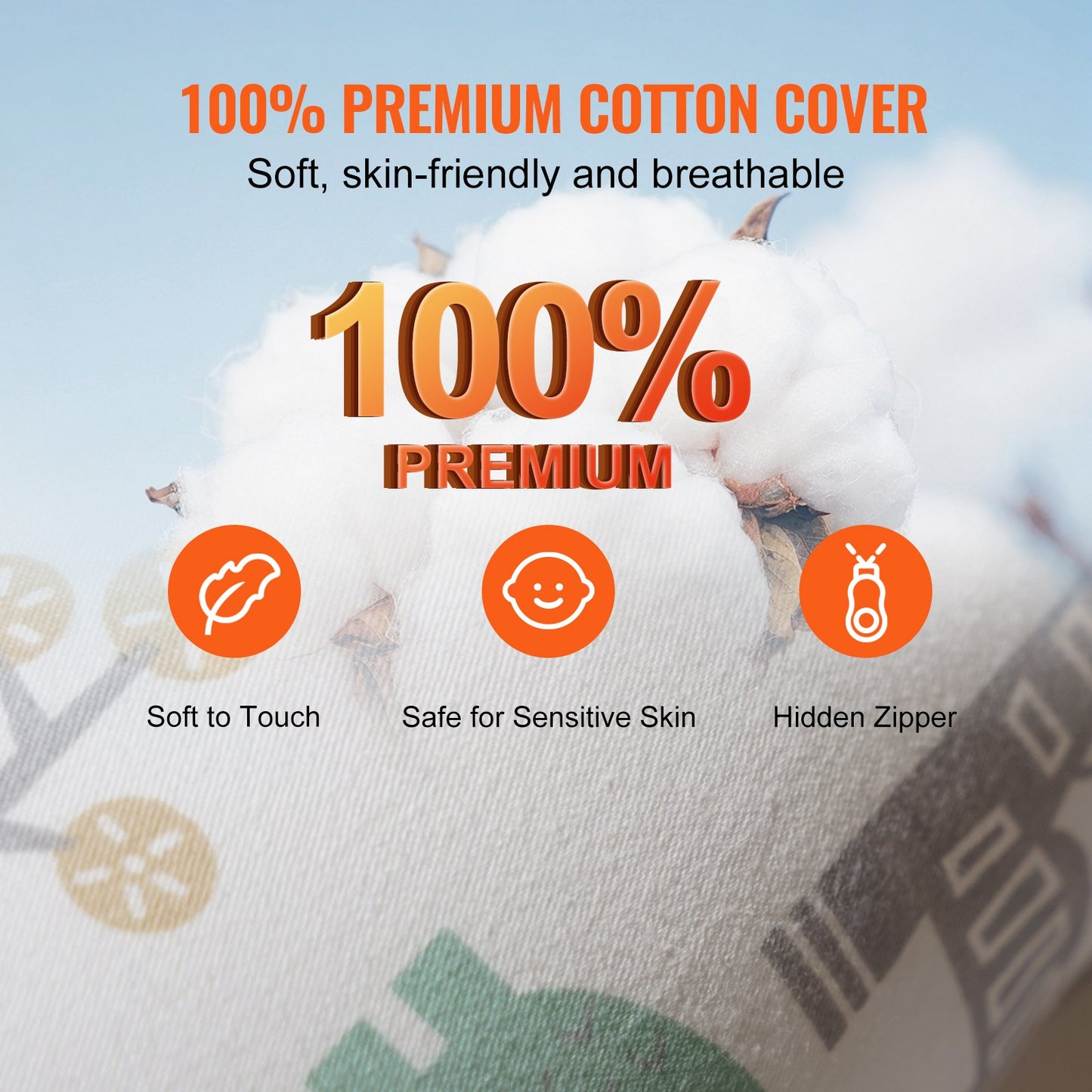 Baby Lounger Baby Nest Sleeper for Newborn 100% Cotton with Headrest