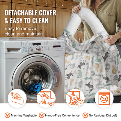 Baby Lounger Baby Nest Sleeper for Newborn 100% Cotton with Headrest