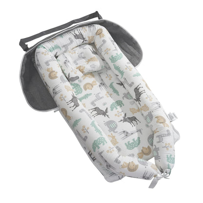 Baby Lounger Baby Nest Sleeper for Newborn 100% Cotton with Headrest