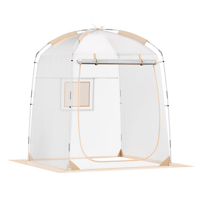 Sporttält Instant Tält Skydd Väderbeständigt 1 Person Clear Bubble Tält