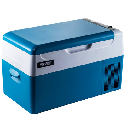Car Refrigerator 22L Compressor Portable Small Refrigerator Car Refrigerator Freezer Vehicle Car Truck RV Boat Mini Electric Cooler for Driving Travel Fishing Outdoor and Home Use