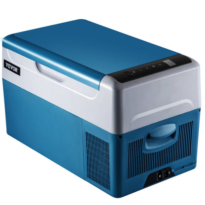 Car Refrigerator 22L Compressor Portable Small Refrigerator Car Refrigerator Freezer Vehicle Car Truck RV Boat Mini Electric Cooler for Driving Travel Fishing Outdoor and Home Use