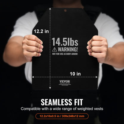 Viktvästplattor för styrketräning Löppass 2x14,5 LB tallrikar