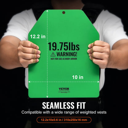 Viktvästplattor för styrketräning Löppass 2x19,75 LB tallrikar