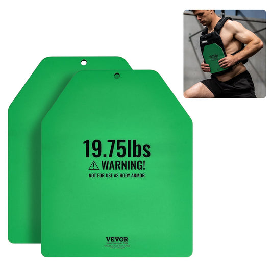 Viktvästplattor för styrketräning Löppass 2x19,75 LB tallrikar