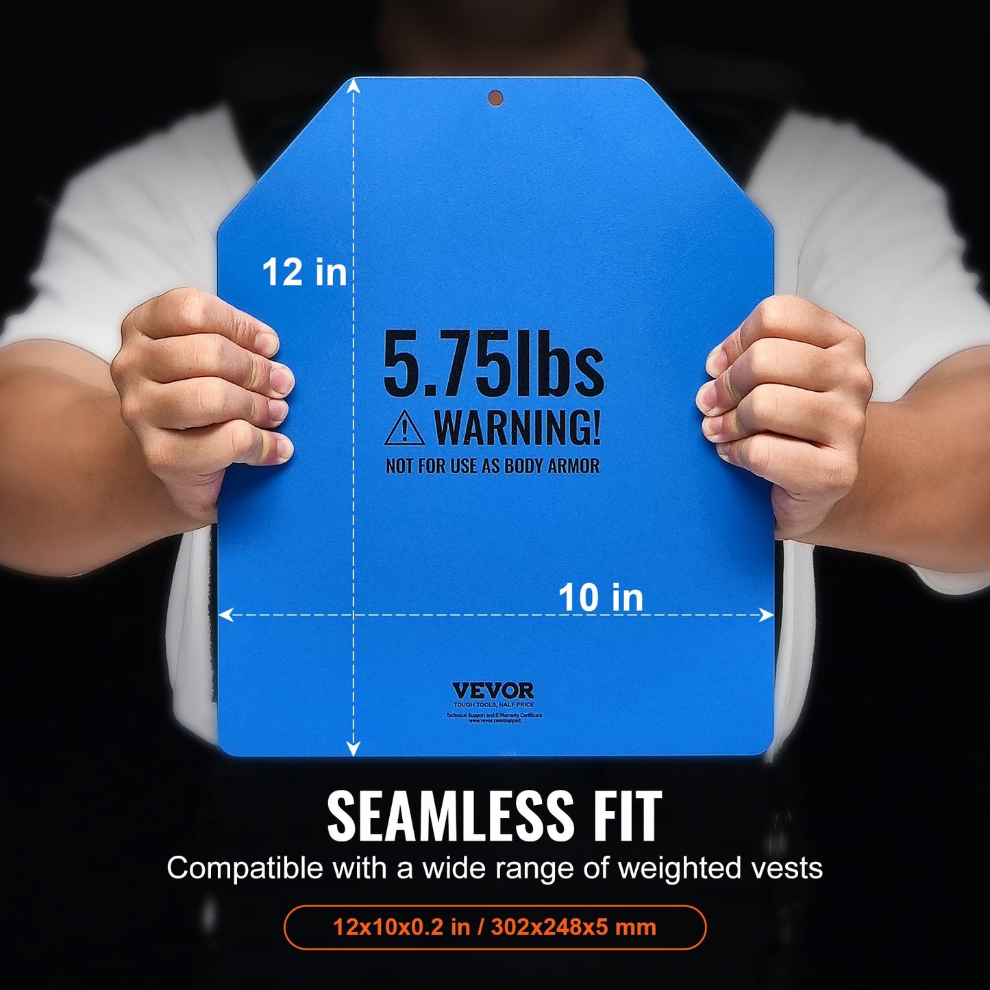 Viktvästplattor för styrketräning Löppass 2x5,75 LB tallrikar