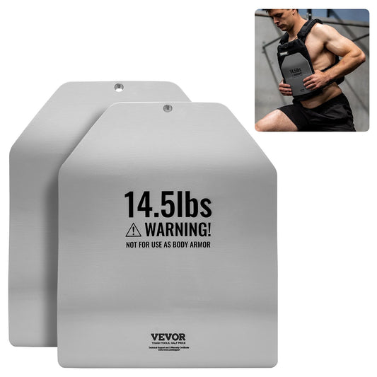 Böjda västplattor för styrketräning 2x14,5 LB tallrikar