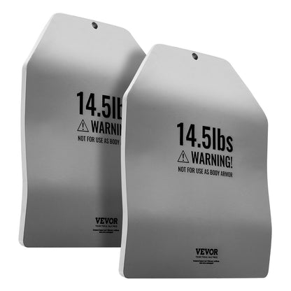 Böjda västplattor för styrketräning 2x14,5 LB tallrikar