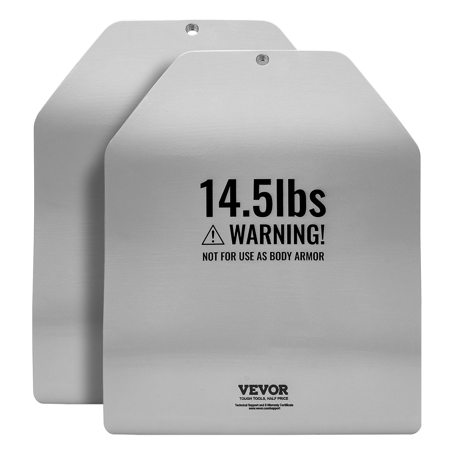Böjda västplattor för styrketräning 2x14,5 LB tallrikar