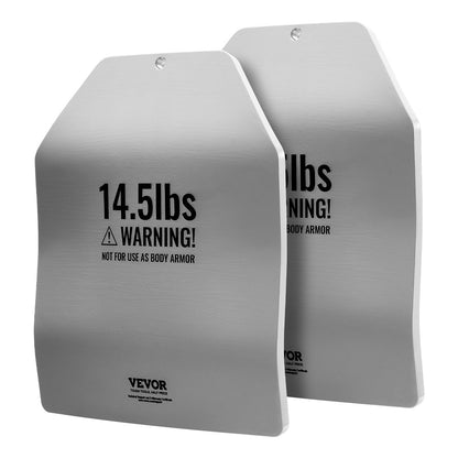 Böjda västplattor för styrketräning 2x14,5 LB tallrikar