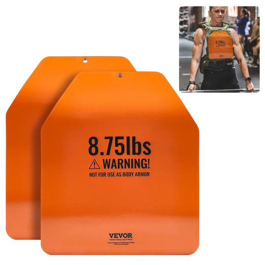 Böjda viktvästplattor för styrketräningspass 2x8,75 LB tallrikar