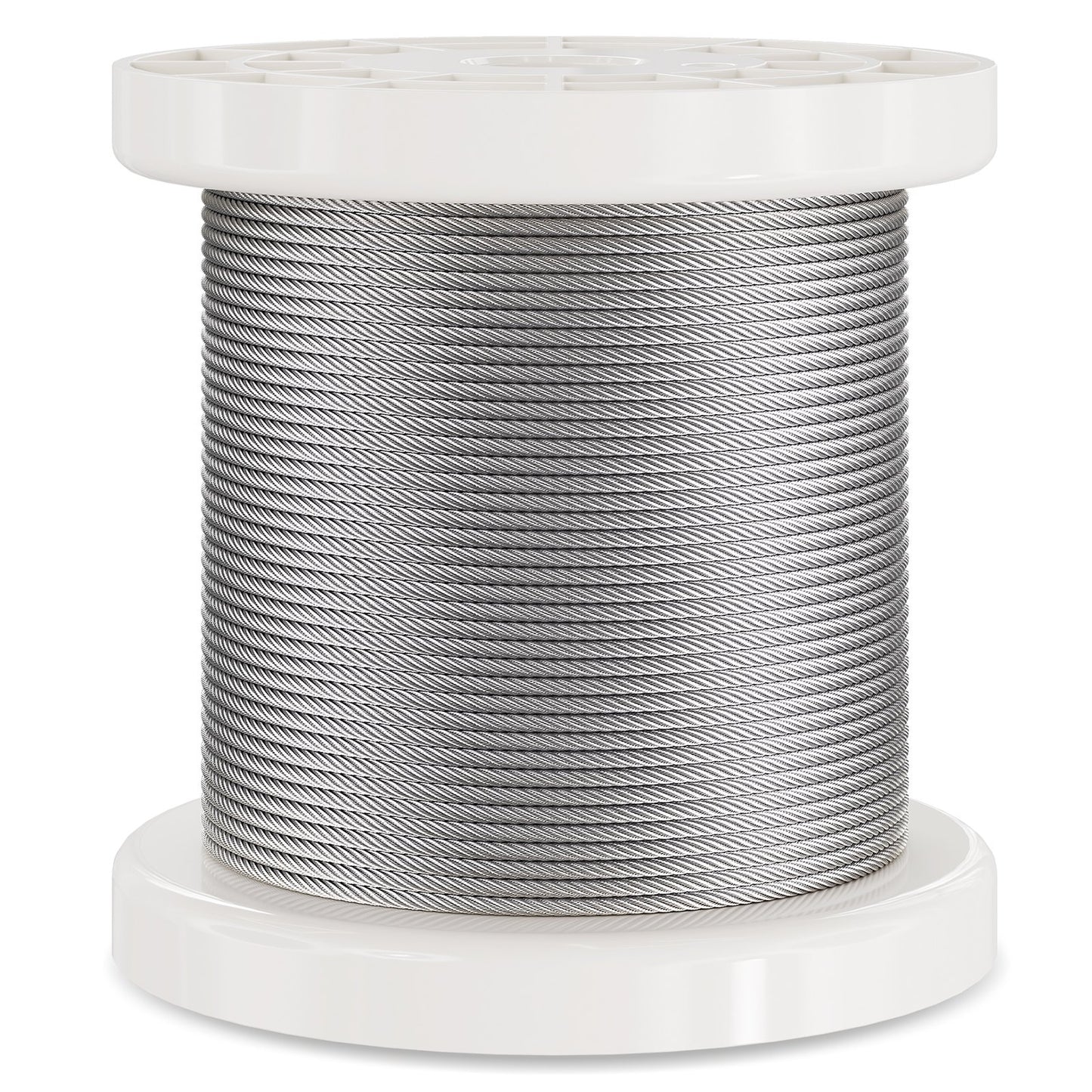 T304 Stainless Steel Cable 1/16" 7x7 Steel Wire 330 Feet Cable Railing