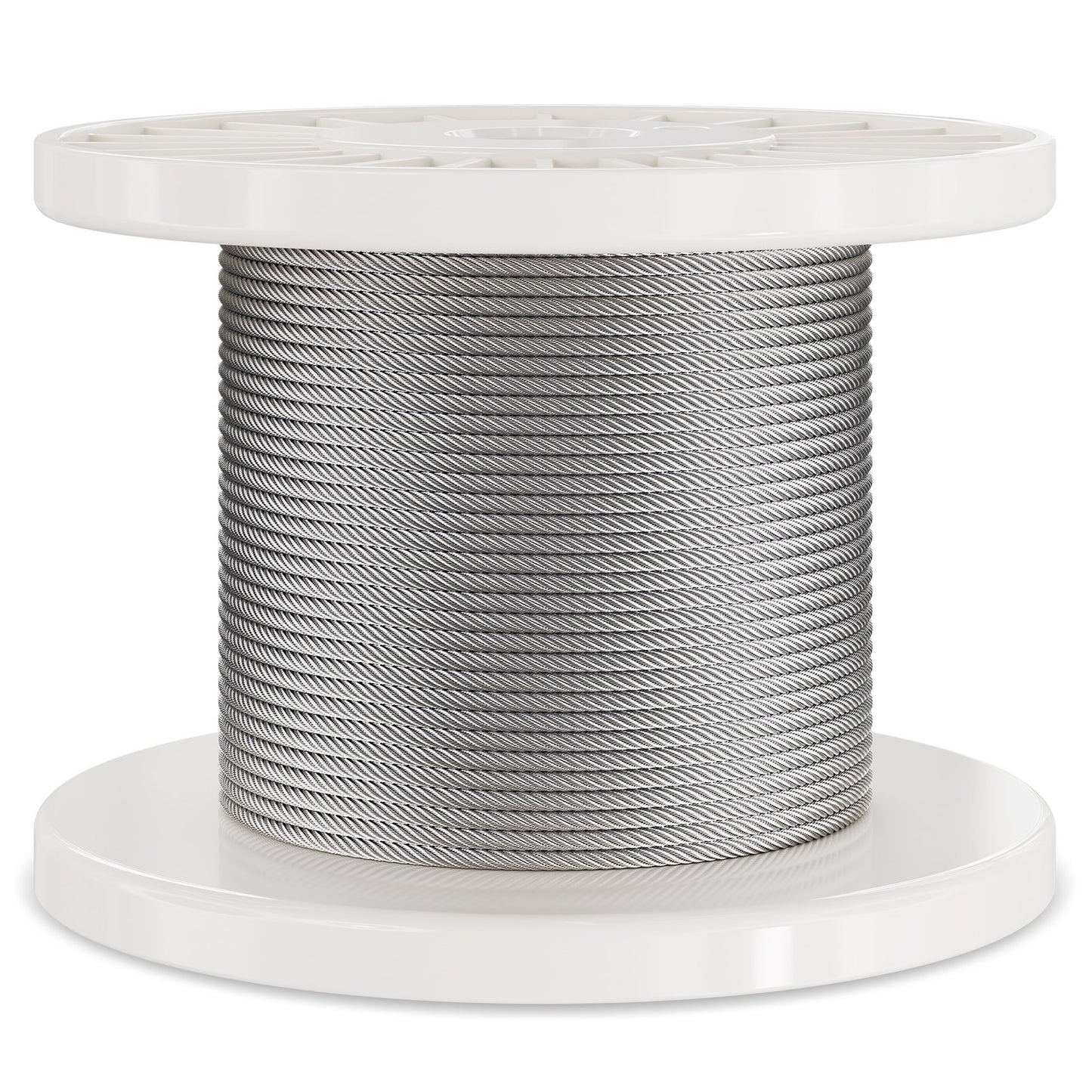 T304 Stainless Steel Cable 1/8" 7x7 Steel Wire 100 Feet Cable Railing