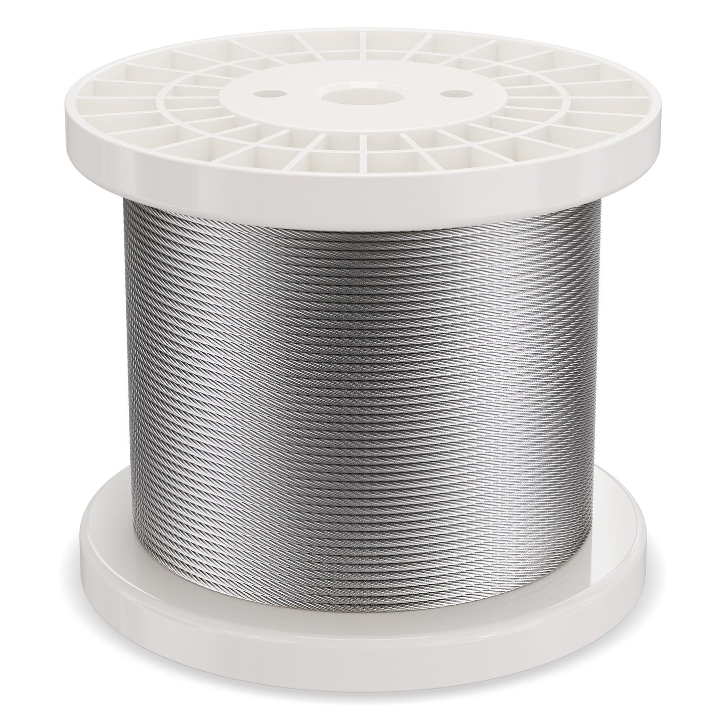 T316 kabel av rostfritt stål 1/8" 7x7 stålvajer 600 fot kabelräcke