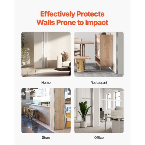 Vägghörnskydd i rostfritt stål 38x38x1217mm 10-pack med 3M-tejp |  EU