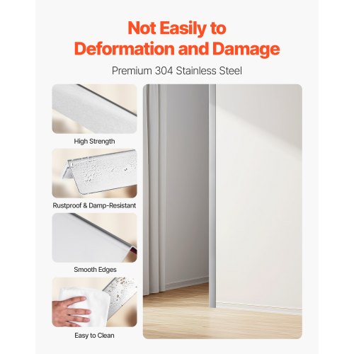 Vägghörnskydd i rostfritt stål 38x38x2436mm 10-pack med 3M-tejp |  EU