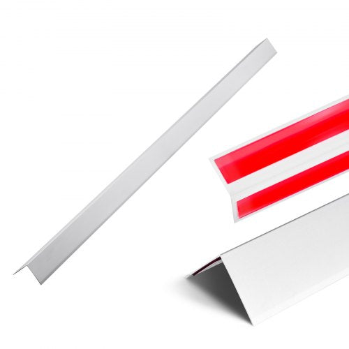 Vägghörnskydd i aluminiumlegering 50x50x1217mm 12-pack med 3M-tejp |  EU