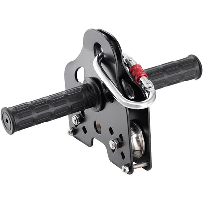 Zipline Kit för barn och vuxna, 100 ft Zip Line Kits upp till 330 lb, Backyard Outdoor Quick Setup Zipline, Lekplatsunderhållning med rostfritt stål Zipline, fjäderbroms, säkerhetssele, säte