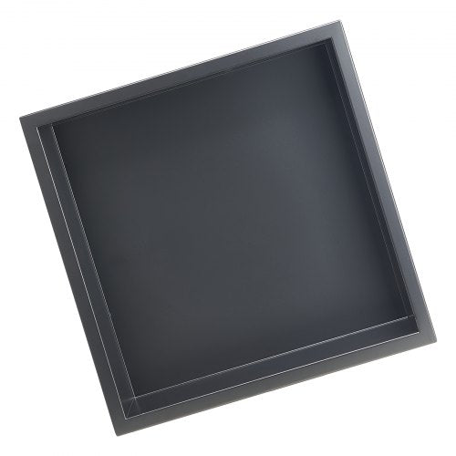 Duschnisch 33,0 x 33,0 x 10,2 cm Infälld vägghylla rostfritt stål svart